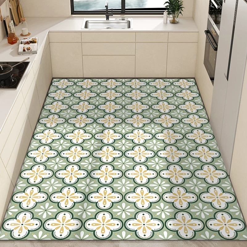 Commercial Kitchen Tile Flooring - سجادة مطبخ من البي في سي