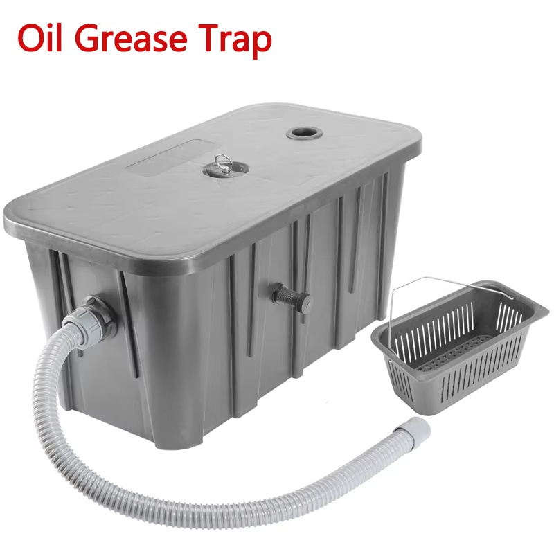 Commercial Kitchen Grease Interceptor - فاصل الزيت والماء التجاري منفذ مصيدة